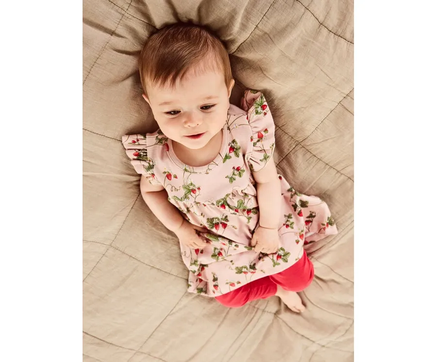 obrazek 1 NAME IT Legginsy 13217452 Czerwony Regular Fit
