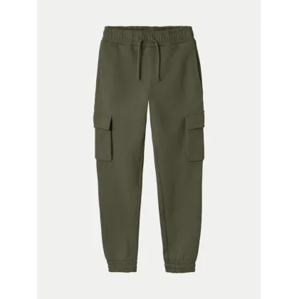 Zdjęcie NAME IT Spodnie dresowe 13224991 Zielony Relaxed Fit