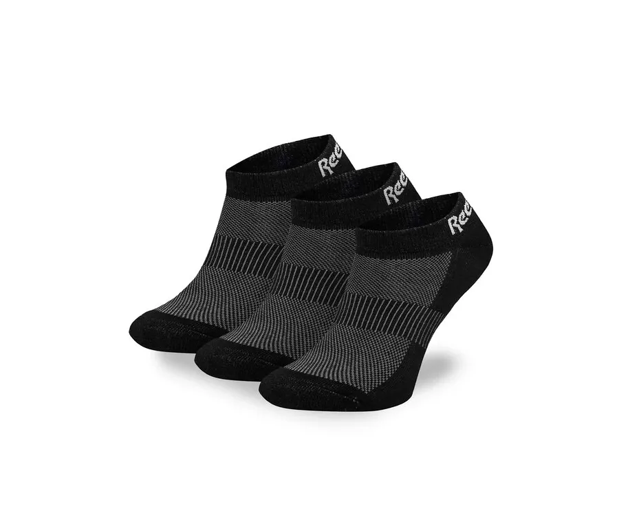 obrazek 1 Reebok Zestaw 3 par niskich skarpet unisex R0356-SS24 (3-pack) Czarny