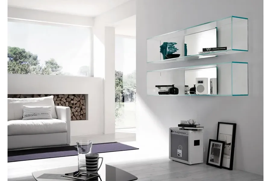 obrazek 2 Stylowa szklana półka do eleganckich wnętrz - Tonelli Design