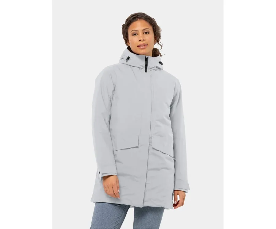 obrazek 1 Jack Wolfskin Kurtka zimowa Tempelhof Coat 1116151 Szary Regular Fit