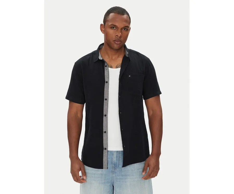 obrazek 1 Quiksilver Koszula Time Box EQYWT04622 Czarny Regular Fit