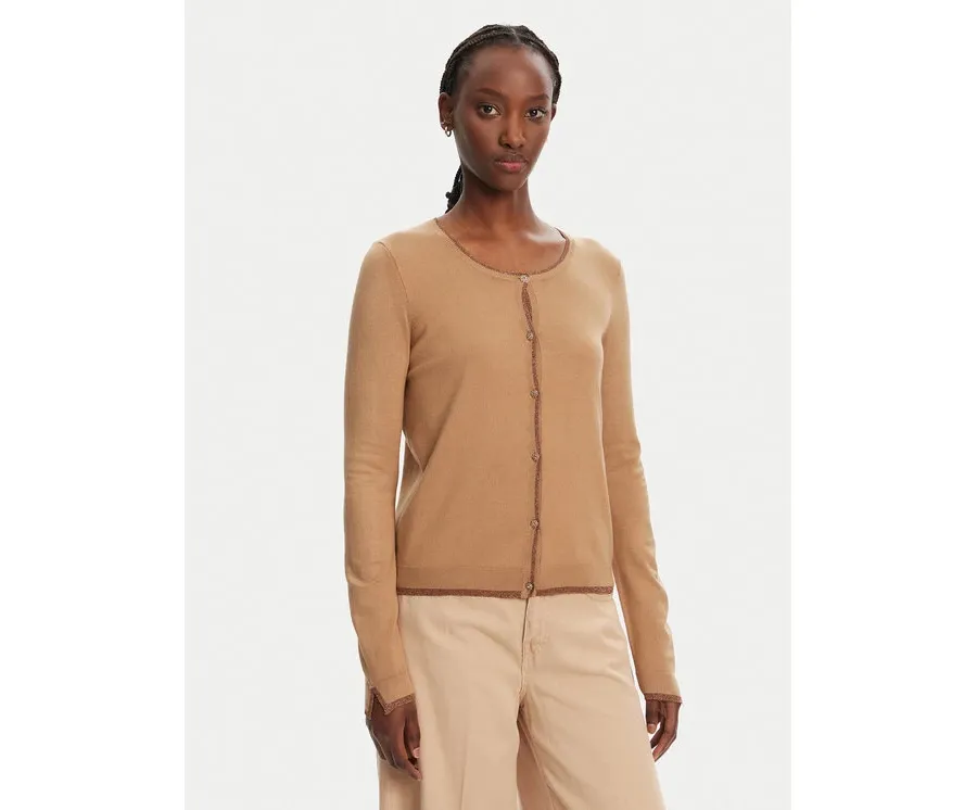 obrazek 1 Liu Jo Kardigan WA5382 MS49I Brązowy Regular Fit