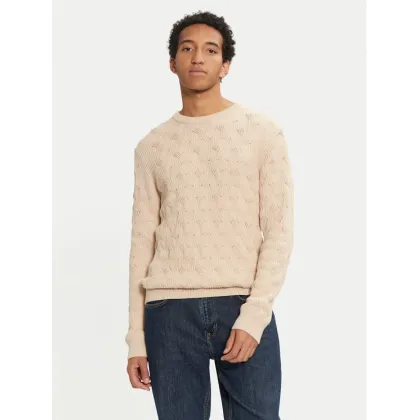Zdjęcie Selected Homme Sweter 16094503 Beżowy Regular Fit