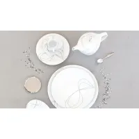 Zdjęcie Unikalna porcelanowa zastawa stołowa 68 el. - Porcel