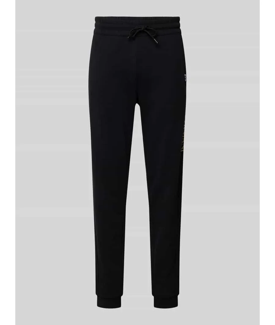 obrazek 1 Spodnie dresowe o kroju regular fit z nadrukiem z logo model ‘PANTALONI’