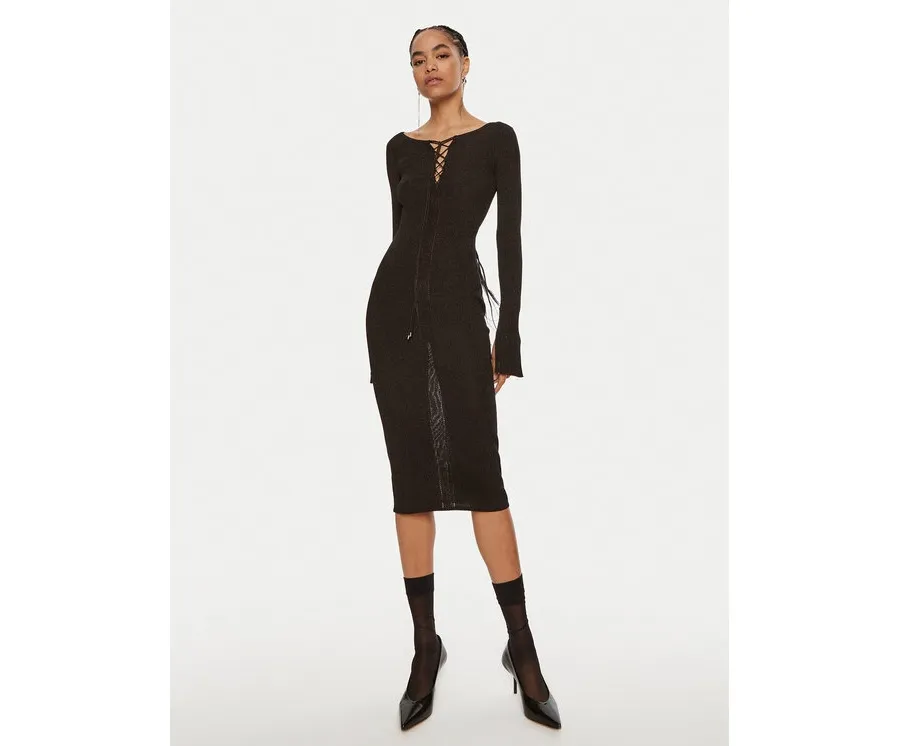 obrazek 1 Patrizia Pepe Sukienka koktajlowa 8A1331 K1QZA K250 Czarny Slim Fit