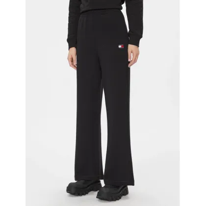 Zdjęcie Tommy Jeans Spodnie dresowe DW0DW17312 Czarny Wide Leg