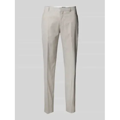 Zdjęcie Spodnie do garnituru o kroju slim fit z kieszeniami z tyłu model ‘las’