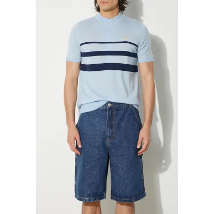 Zdjęcie ICECREAM szorty jeansowe Denim Carpenter Shorts męskie kolor granatowy IC24254