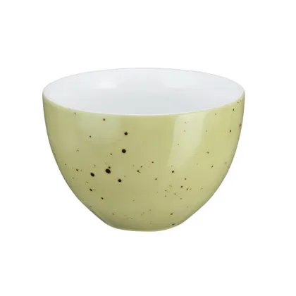 Zdjęcie Piękna porcelanowa duża filiżanka bez uszka w kolorze oliwki - Seltmann Weiden