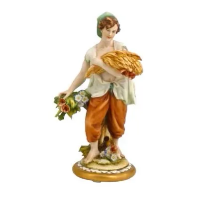 Zdjęcie Letnia statuetka porcelanowa
