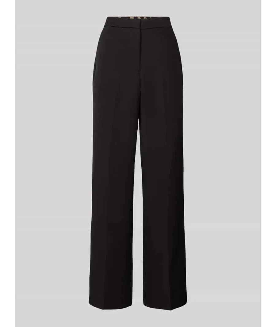 obrazek 1 Spodnie materiałowe o szerokim kroju w kant model ‘KACANDRA’