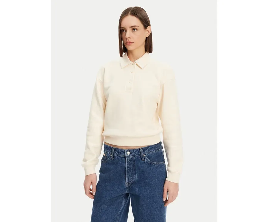 obrazek 1 Lacoste Bluza SF0351 Beżowy Relaxed Fit