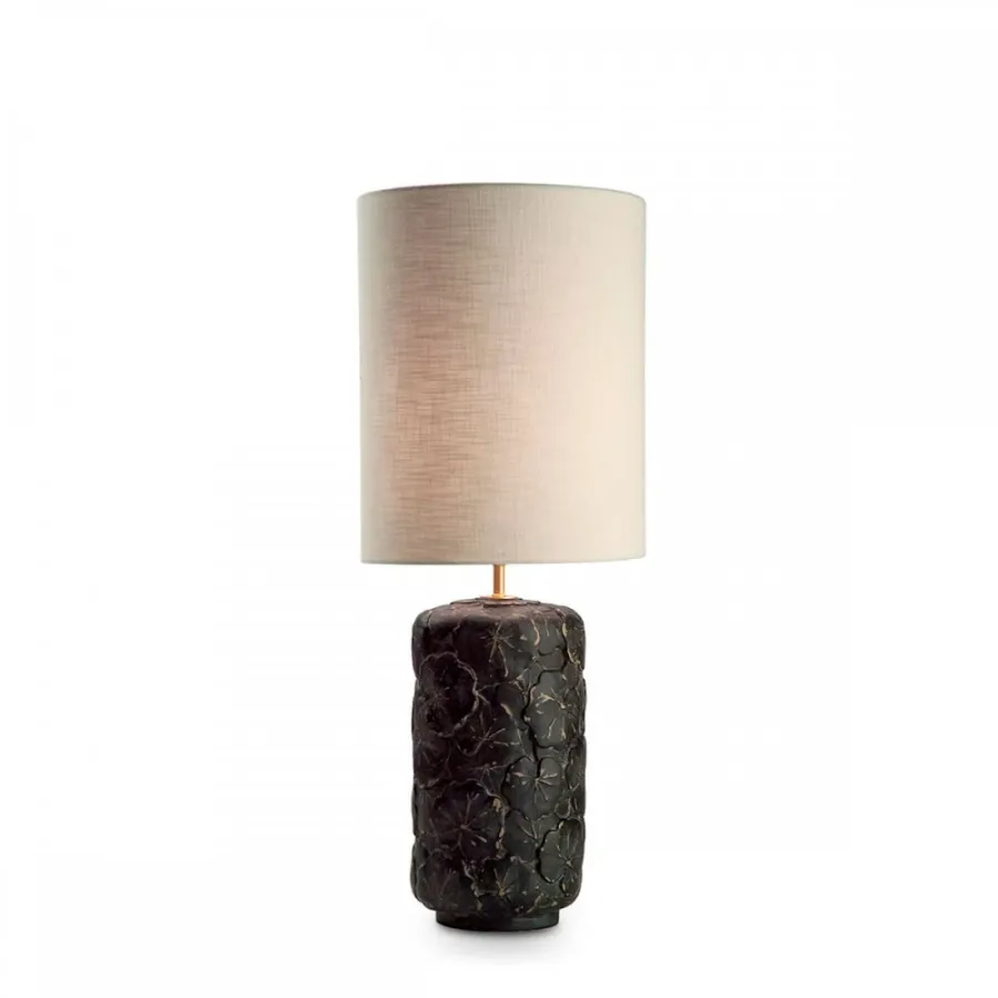 obrazek 2 Średniej wielkości ceramiczna lampa stołowa H.33xL.18xP.18 cm
