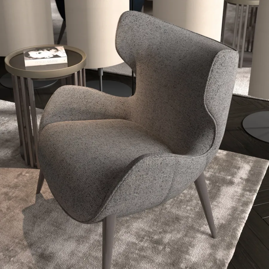 obrazek 1 Nowoczesny designerski fotel do salonu z Włoch