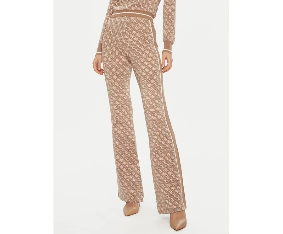 obrazek 1 Guess Spodnie materiałowe W3YB38 Z37K0 Beżowy Regular Fit