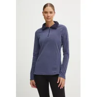 Zdjęcie Columbia bluza sportowa Glacial kolor niebieski gładka 1802201