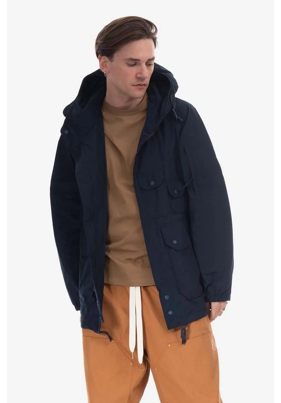 obrazek 1 Engineered Garments parka bawełniana Atlantic kolor niebieski
