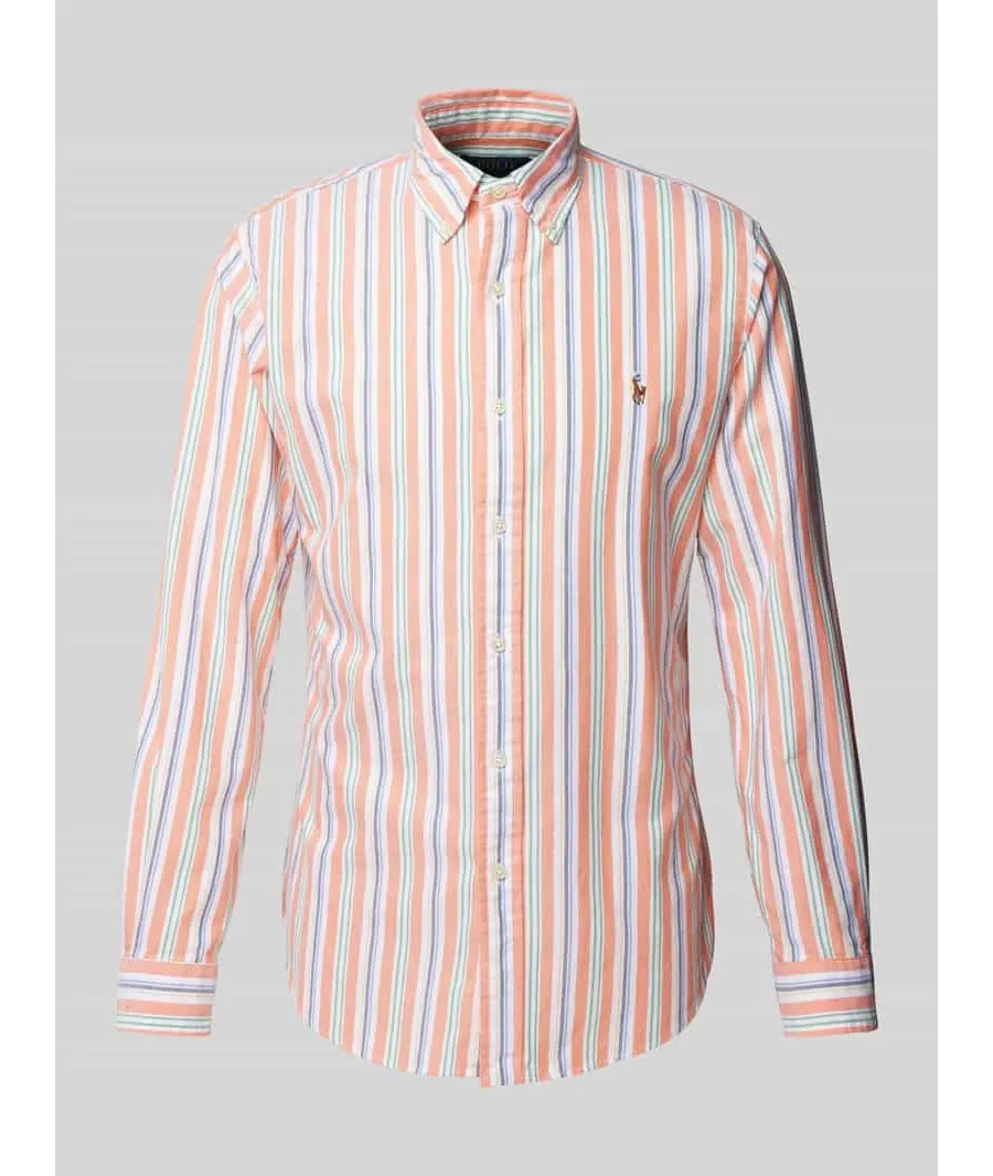 obrazek 1 Koszula casualowa o kroju custom fit z kołnierzykiem typu button down