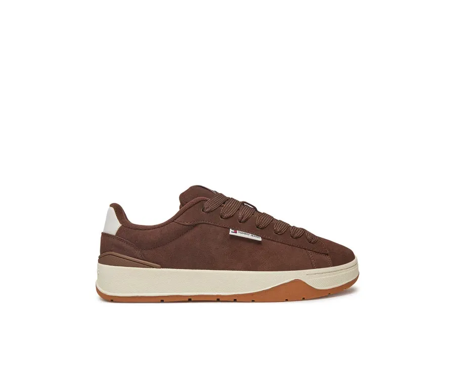 obrazek 1 Tommy Jeans Sneakersy Skater EM0EM01503 Brązowy