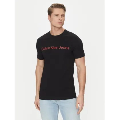 Zdjęcie Calvin Klein Jeans T-Shirt J30J322552 Czarny Slim Fit