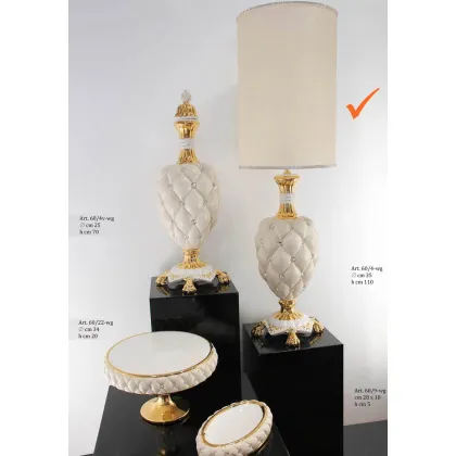 Picture Decorative lamp with crystals
