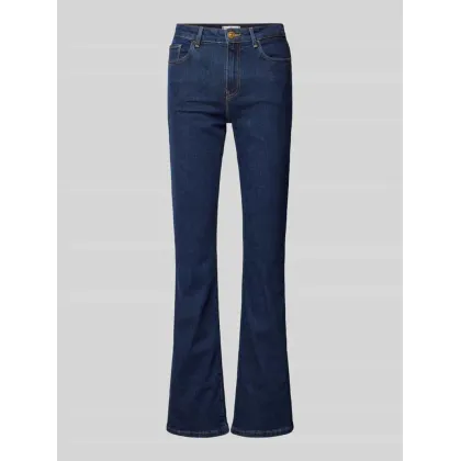 Zdjęcie Jeansy o kroju slim fit z poszerzaną nogawką i 5 kieszeniami model ‘CLER’