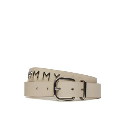 Zdjęcie Tommy Jeans Pasek Damski Tjw Bold Leather 3.0 AW0AW16255 Écru
