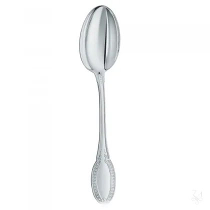 Zdjęcie Pięknie zdobiona srebrna łyżka deserowa - Zaramella Argenti