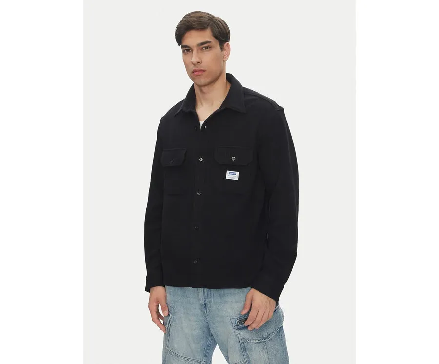 obrazek 1 HUGO Koszula Ekynone 50534184 Czarny Oversize