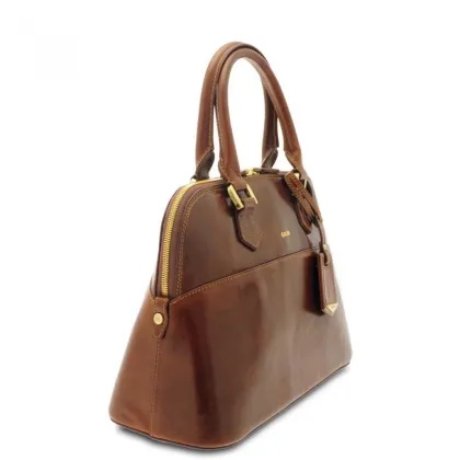 Zdjęcie Luksusowa torebka typu kuferek ze skóry - Giudi