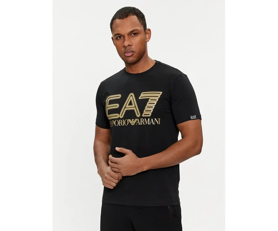 obrazek 1 EA7 Emporio Armani T-Shirt 7M001106 AF10373 MC004 Czarny Regular Fit