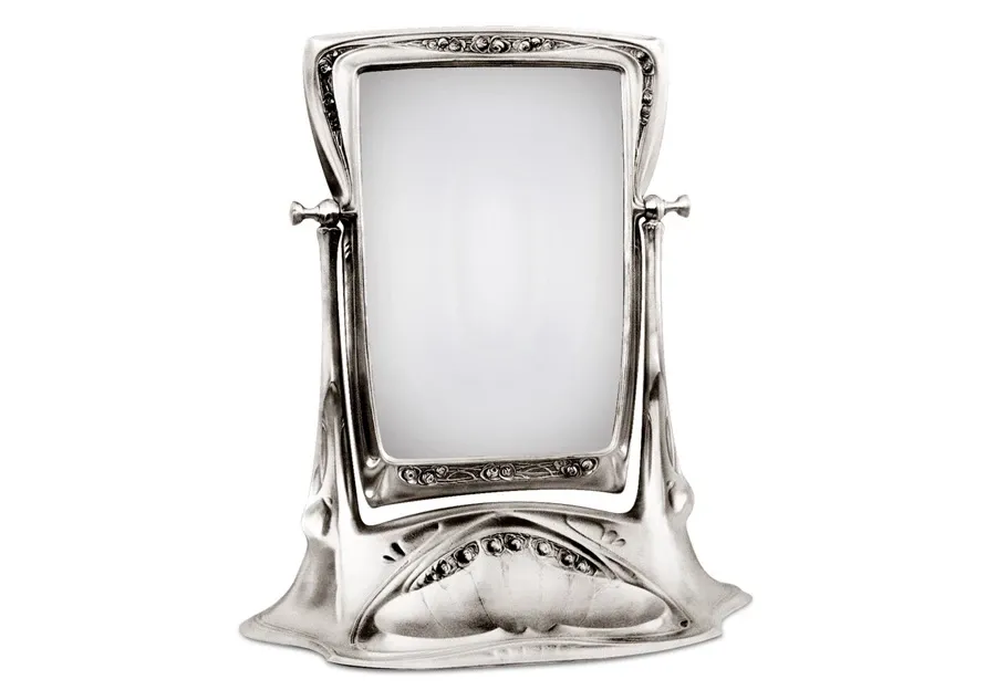eleganckie lustro na komodę dla kobiety w stylu art deco do sypialni