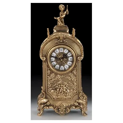 Picture Bronze angel clock