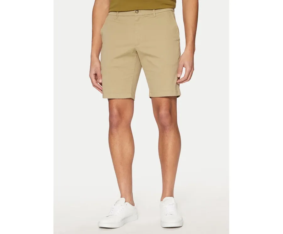 obrazek 1 Calvin Klein Szorty materiałowe Modern Twill K10K114063 Beżowy Slim Fit