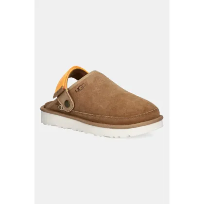 Zdjęcie UGG klapki Goldencoast Clog Ii męskie kolor brązowy 1166915.CRGH