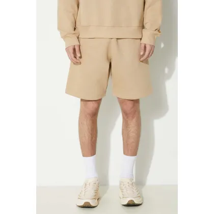 Zdjęcie Carhartt WIP szorty Chase Sweat Short męskie kolor beżowy I033669.22IXX