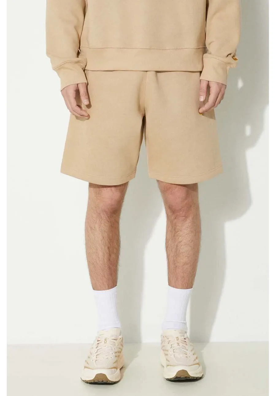 obrazek 1 Carhartt WIP szorty Chase Sweat Short męskie kolor beżowy I033669.22IXX