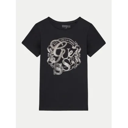 Zdjęcie Guess T-Shirt J4BI02 J1314 Czarny Regular Fit