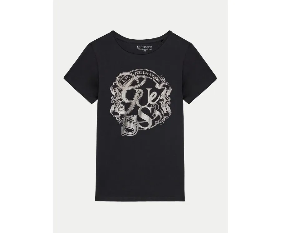 obrazek 1 Guess T-Shirt J4BI02 J1314 Czarny Regular Fit