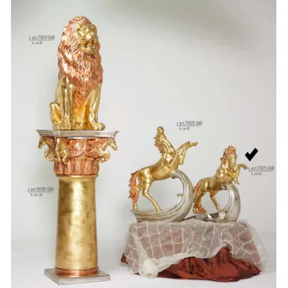 Picture Beautiful decoration - galloping horse - Valle d'oro Patchi