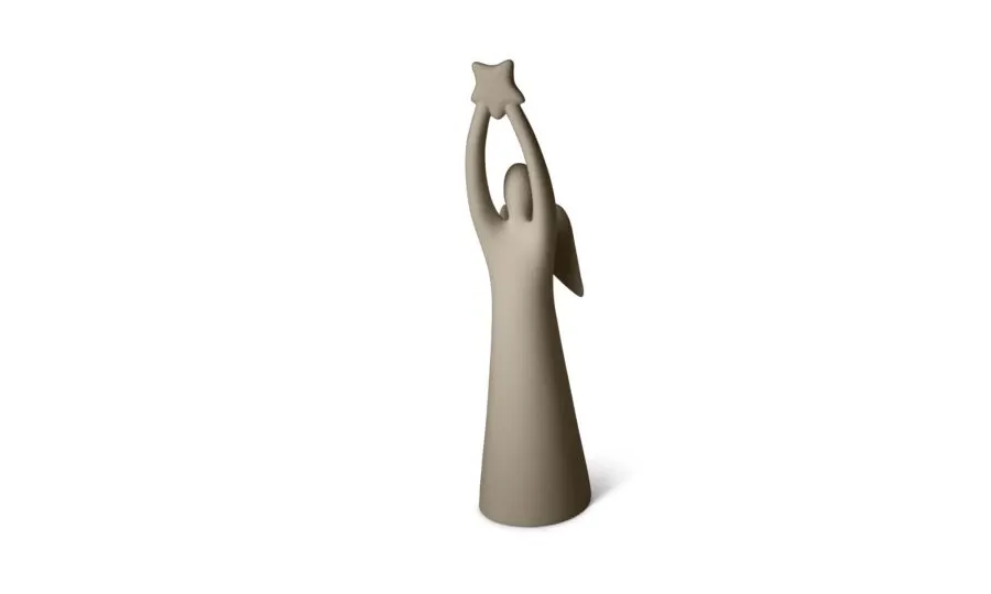 obrazek 5 Ceramiczna figurka anioła z gwiazdą
