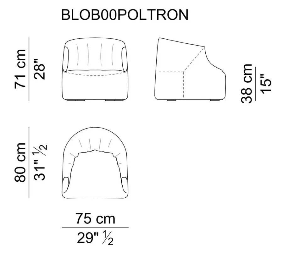obrazek 3 Modernistyczny fotel do salonu