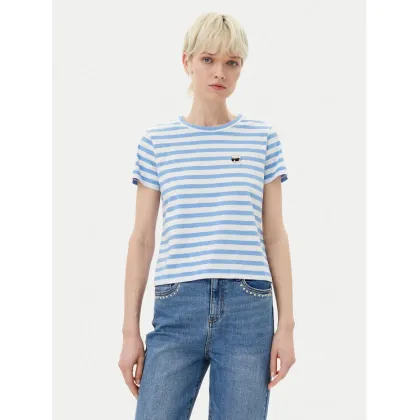 Zdjęcie KARL LAGERFELD T-Shirt A1W17099 Niebieski Regular Fit