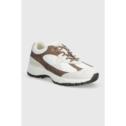 Zdjęcie Filling Pieces sneakersy skórzane Oryon Runner kolor brązowy 56327361933