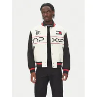 Zdjęcie Tommy Hilfiger Kurtka bomber F1 Movie MW0MW41367 Écru Regular Fit