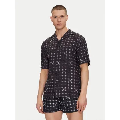 Zdjęcie Calvin Klein Swimwear Koszula KM0KM01148 Czarny Regular Fit