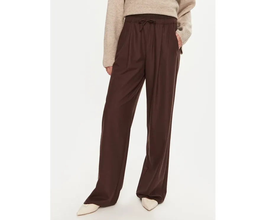 obrazek 1 Marella Spodnie materiałowe Afona 2423136015 Brązowy Wide Leg