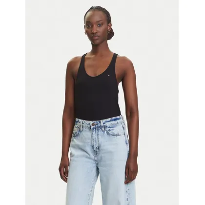 Zdjęcie Tommy Jeans Top DW0DW20917 Czarny Regular Fit